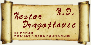 Nestor Dragojlović vizit kartica
